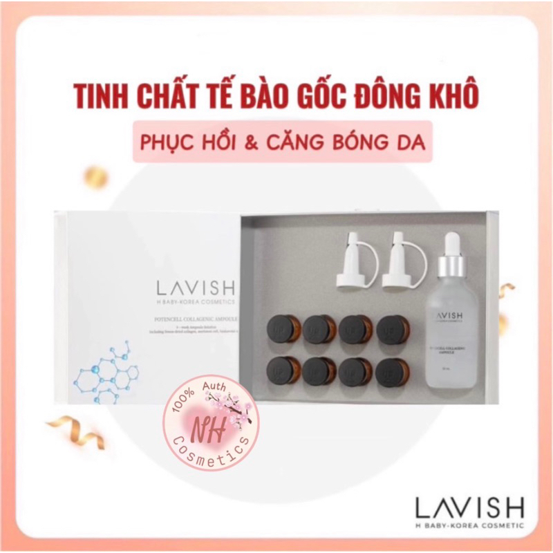 [ HÀNG CHÍNH HÃNG ]  TINH CHẤT TẾ BÀO GỐC ĐÔNG KHÔ  Lavish H Baby _ Korea