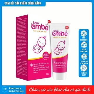 Kem Em bé dưỡng da, ngừa hăm tã, rôm sảy muỗi đốt rôm sảy chàm sữa mẩn ngứa mát da cho bé. Tuýp 20g