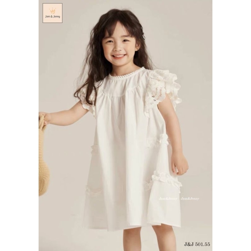 Đầm thô trắng J&J BG