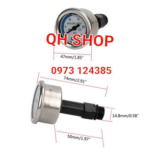 Đồng hồ áp máy rửa xe gia đình mini chân ren 14mm