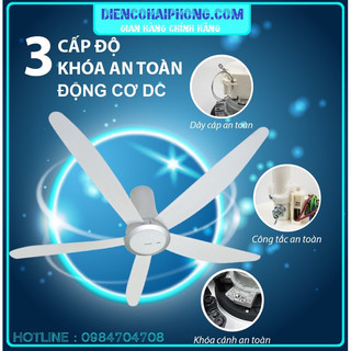 QUẠT TRẦN 5 CÁNH PANASONIC F-60TDN ( sản phẩm chính hãng )