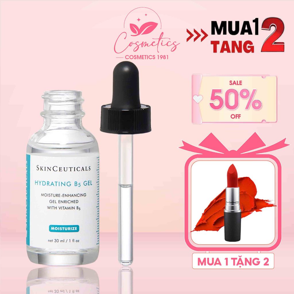 (Bản Mỹ 55ml) Serum SkinCeuticals Hydrating B5 Gel cấp ẩm, phục hồi da