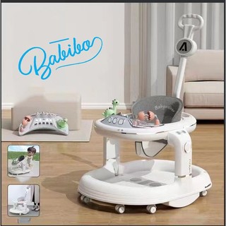 Xe tròn tập đi cao cấp có bập bênh và phát nhạc cho bé 123 BABIBO KIDS