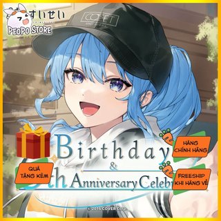Goods kỉ niệm Hoshimachi Suisei Birthday & 6th Anniversary - Hololive