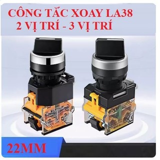 Công tắc xoay 2 vị trí,xoay 3 vị trí phi 22mm la38