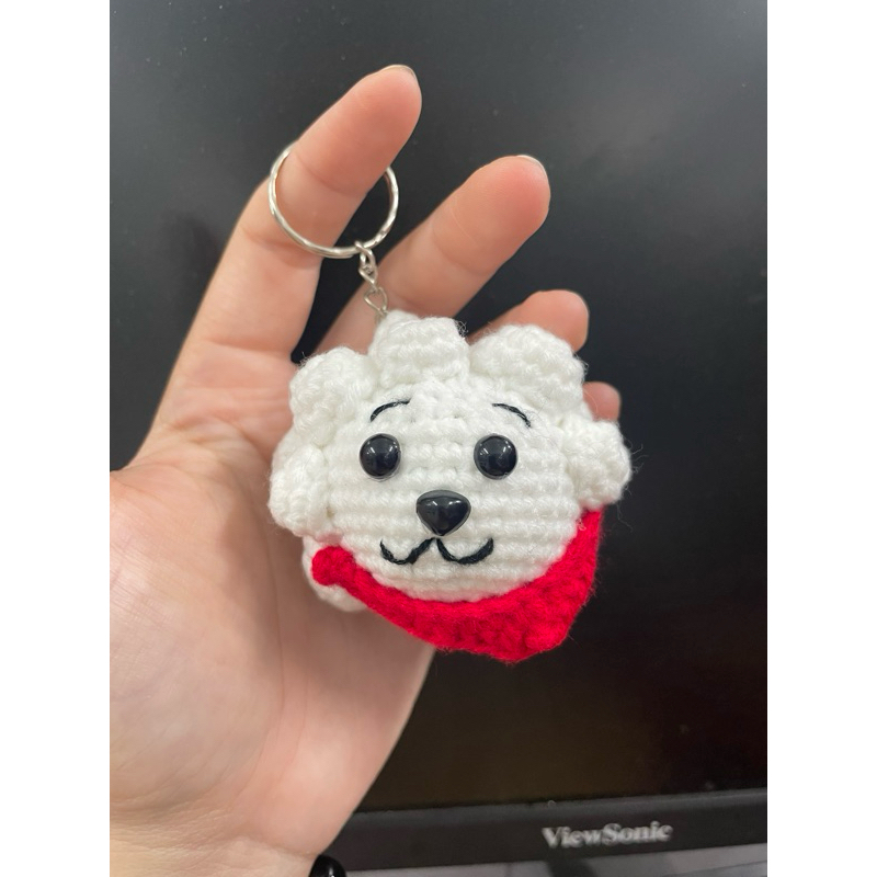 Móc khoá RJ BT21 (có sẵn) - Tiệm len 3CE