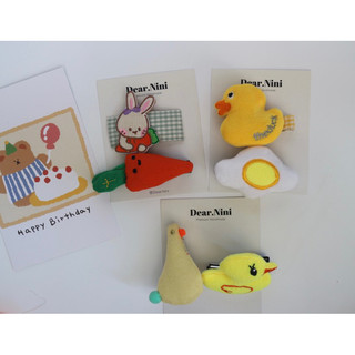 Dear.Nini- Set kẹp Thỏ và Vịt bầu “ Summer collection”