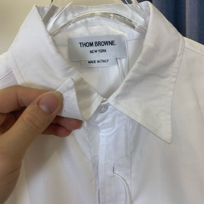 ⚜️ - Sơ Mi Th.0,m 4 Sọc Kẻ Tay Đen Chất Liệu Vải Oxford Dành Cho Cả Nam Và Nữ - Hàng Loại 1 - Dluxury