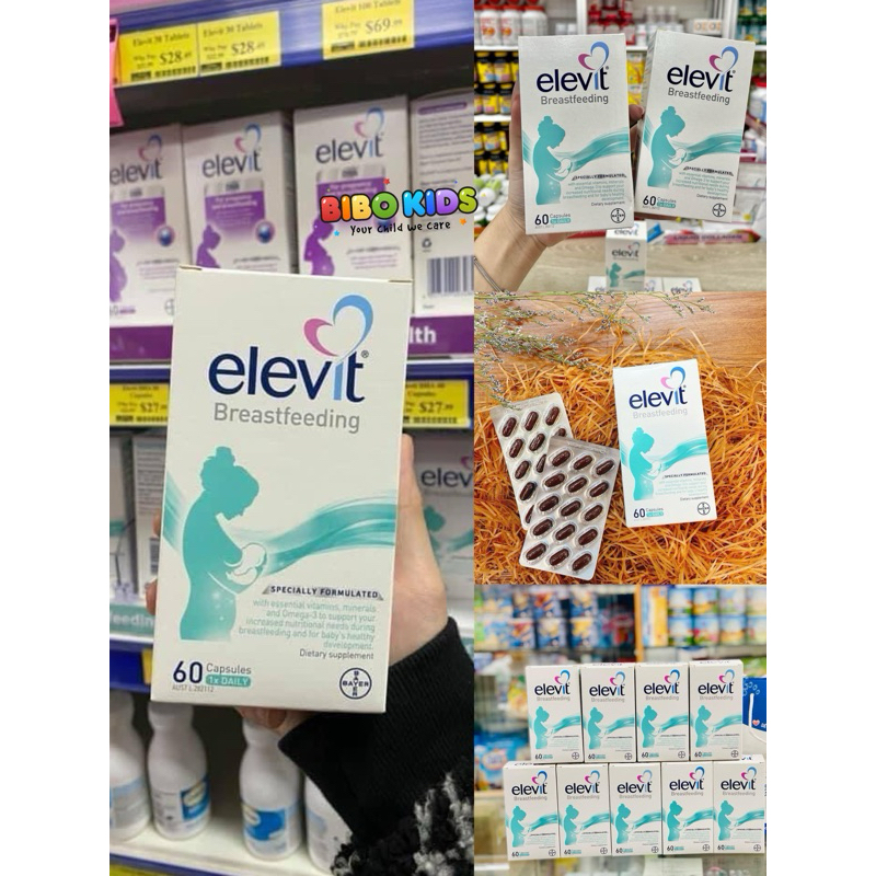 Elevit Sau Sinh, 60 Viên, Úc