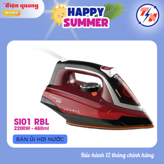 Bàn ủi hơi nước Điện Quang ĐQ SI01 2248 RBL (Màu Đỏ - Đen, 2200W, 480ml)