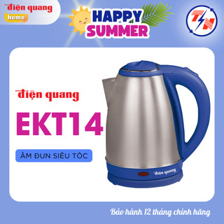Ấm siêu tốc Điện Quang ĐQ EKT14 1518 ( 1500W, 1.8L, inox 201 mờ, nhựa PP )
