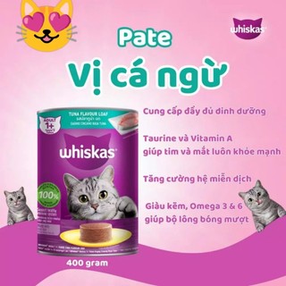 Pate WHISKAS lon 400g - cho mèo LỚN