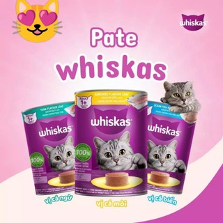 Pate Whiskas lon 400g - cho mèo lớn
