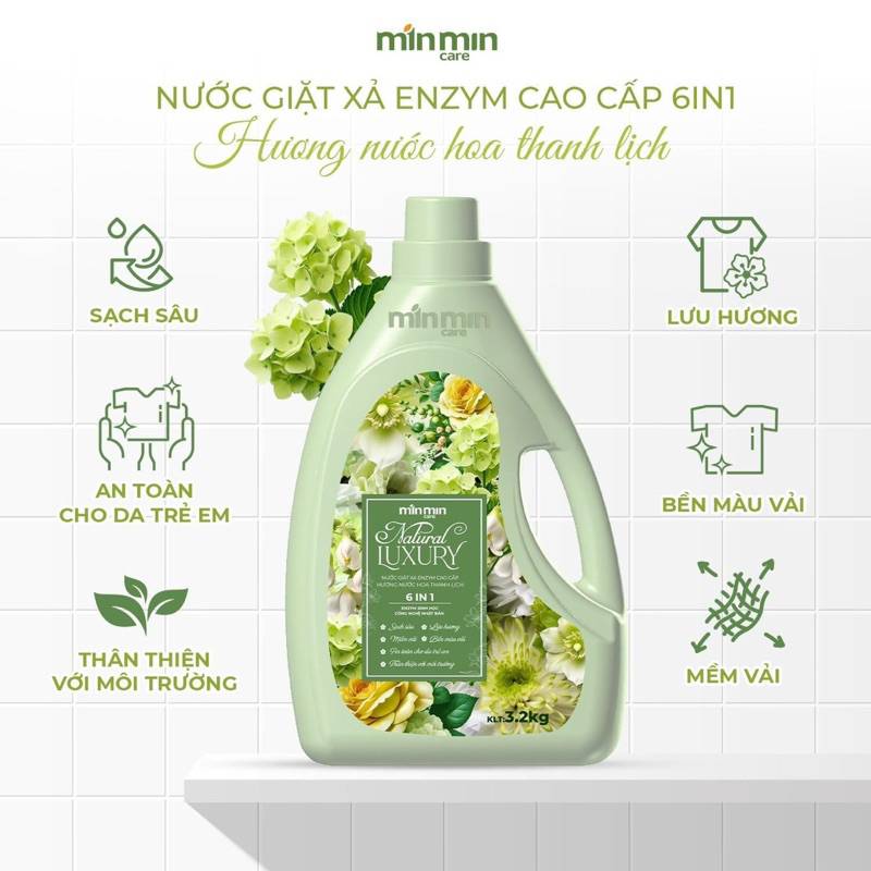 𝐍𝐮̛𝐨̛́𝐜 𝐠𝐢𝐚̣̆𝐭 𝐱𝐚̉ 𝐞𝐧𝐳𝐲𝐦 𝐜𝐚𝐨 𝐜𝐚̂́𝐩 𝐌𝐢𝐧 𝐌𝐢𝐧 𝐂𝐚𝐫𝐞 - 𝐜𝐨̂𝐧𝐠 𝐧𝐠𝐡𝐞̣̂ 𝐍𝐡𝐚̣̂𝐭 𝐁𝐚̉𝐧 - 𝟔 𝐢𝐧 𝟏 - 𝐍𝐚𝐭𝐮𝐫𝐚𝐥 𝐋𝐮𝐱𝐮𝐫𝐲