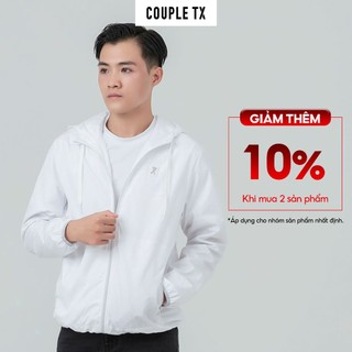 Áo Khoác Dù Nam Basic Dây Kéo Sọc Màu Couple TX MOP 1021