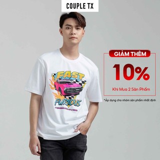 Áo thun nam couple tx ff in nứt mts 1180