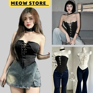 (TỰ CHỤP ) Áo quây ống cúp ngực BIG SIZE đan dây tặng kèm chocker sexy có mút ngực đi biển đi chơi cháy phố