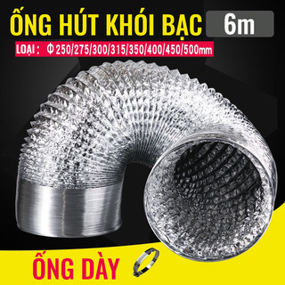 Ống gió bạc thông khói - ống bạc thông gió loại 6m