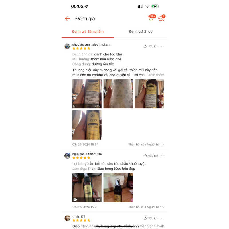 Tinh dầu dưỡng tóc Lacei Improvement 120ml giúp tóc chắc khoẻ sau khi uốn tẩy nhuộm | TMALL COSMETIC