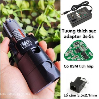 Dock sạc tự chế cho pin 12V Black & Decker, Porter Cable - Thông Minh - Tự Ngắt Khi Đầy, Bảo Vệ Pin Tối Ưu