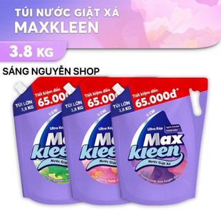 Túi Nước Giặt Xả Maxkleen 3.8kg Đủ Màu Date Mới