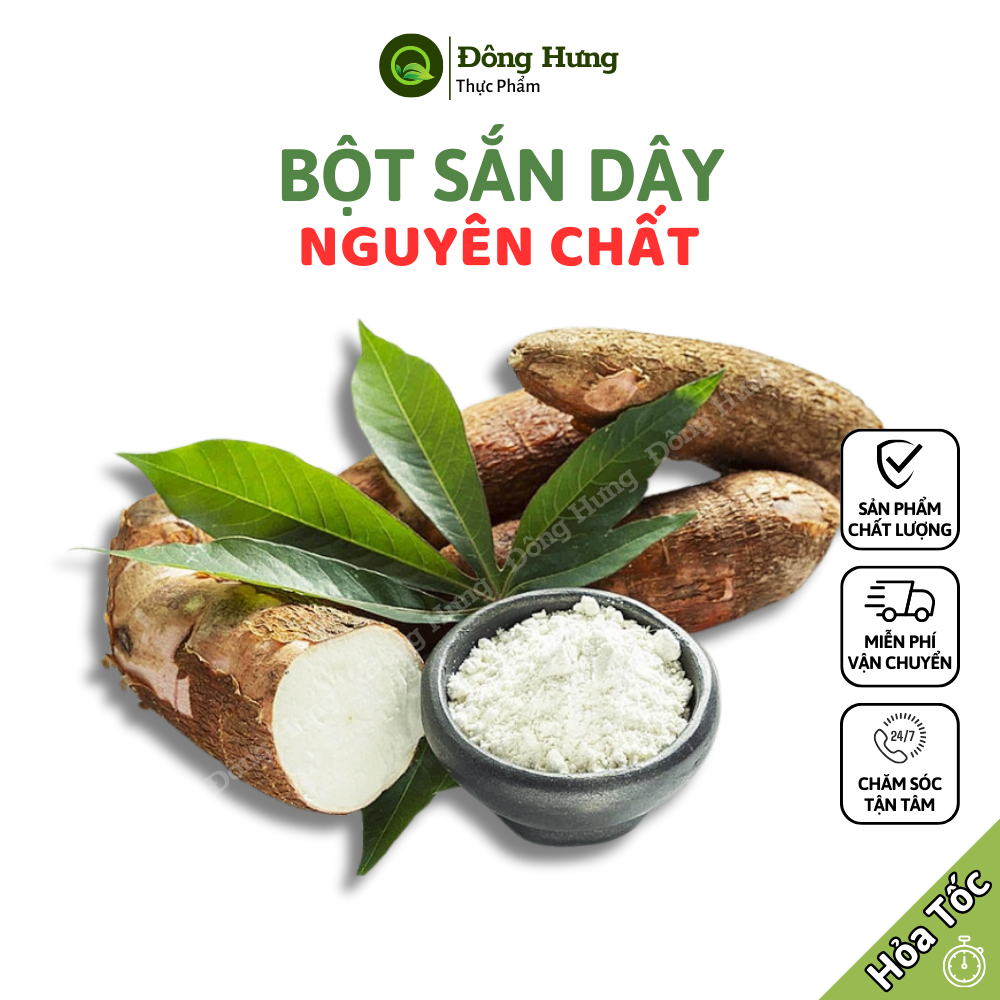 Bột sắn dây nguyên chất 100%
