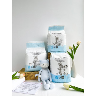 Combo 2 thùng 8 bịch Bỉm Quần Dán Momo Rabbit Nội Địa Hàn Quốc Đủ Size S36 M32 L30 XL28 L28 XL22 XXL18 