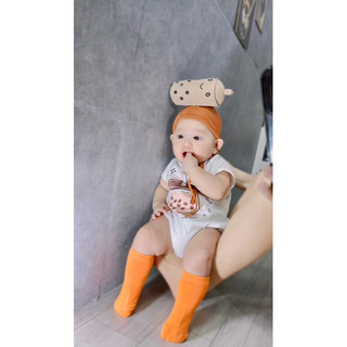 [ Kèm Nón xinh ] Body Cc cho bé phong cách hàn dễ thương