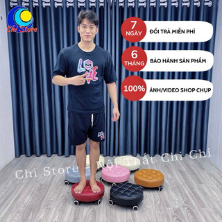 Ghế Nail Bệt Thấp Cao 12cm Ngồi Làm Móng- Nail Di Chuyển 360 Độ, Ghế Xoay Bệt Trẻ Em Đóng Hàng Tiện Lợi Tròn Múi