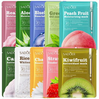 Mặt nạ giấy trái cây dưỡng trắng cấp ẩm giảm mụn mask nội địa cao cấp BIOAQUA 8 vị thiên nhiên
