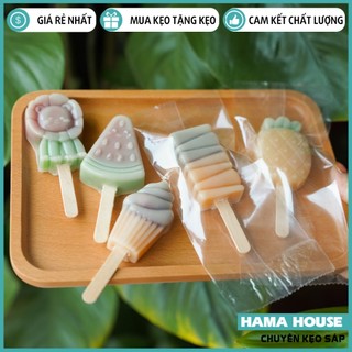 Kẹo sáp hình que kem nhiều mẫu mix vị