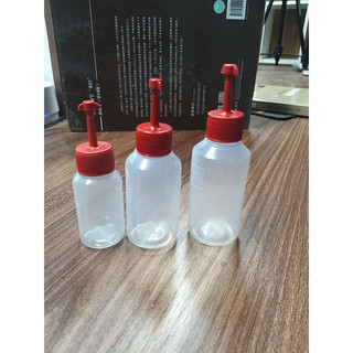 10 Lọ nhựa - lọ đựng tinh dầu 50ml 80ml 100ml có vạch chia có nút vặn