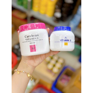 Kem dưỡng da Vitamin E Carebeau nắp hồng 500ml - Thái Lan