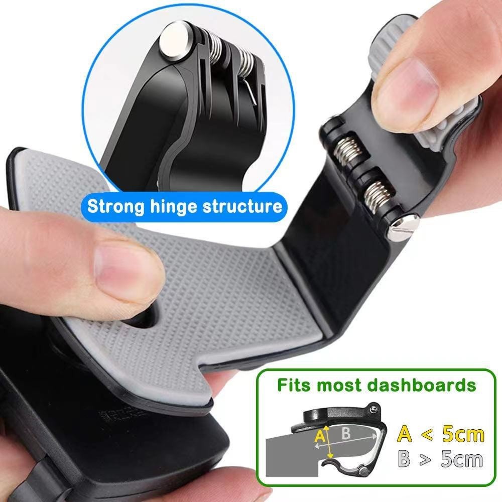 Giá Đỡ Điện Thoại Ô Tô Cao Cấp Xoay 360° – Gắn Taplo, Kính Chắn Gió – Chống Trượt, Dễ Dàng Lắp Đặt