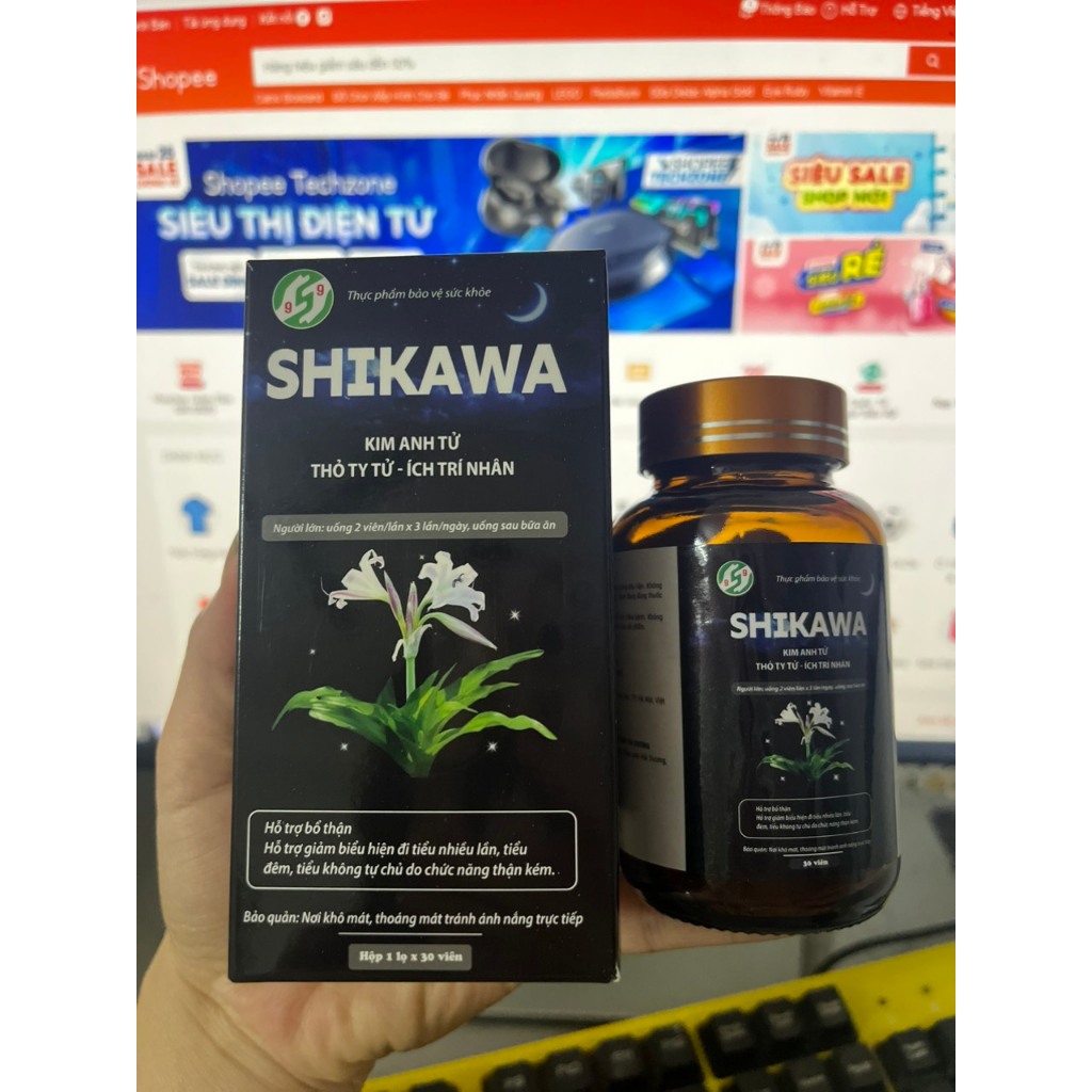 Shikawa-Viên Uống Ngừa Tiểu Đêm Chính Hãng