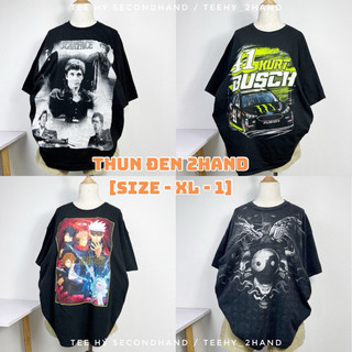 [SIZE-XL-1-màu đen] ÁO PHÔNG MỸ 2HAND UNISEX-SECONDHAND (chọn mẫu tại link)