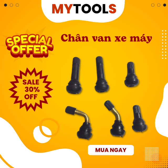 Chân van xe máy mytools89 các cỡ xe ga, xe số Honda-Yamaha - Van cong dành riêng cho loại xe Lead,AB