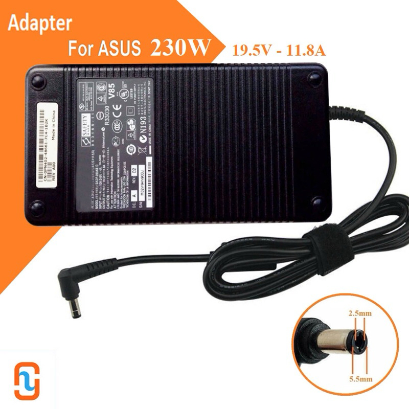 Cục Sạc 19V – 11.8A Cho Laptop Asus GL552,GL553,FX503,FX703,GL703,GL503,GL702,Toshiba,Lenovo