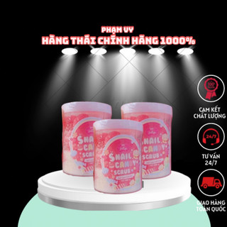01 hủ viên ủ trắng da jellys snail candy scrub thái lan 300gram