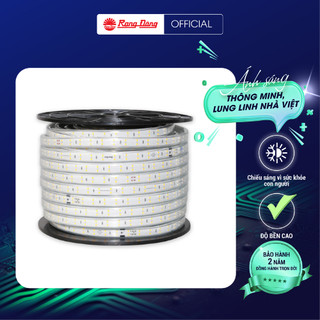Đèn LED dây đổi màu 100/8W Rạng Đông model: LD01.RGB.IR (cần mua kèm nguồn)