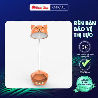 Đèn bàn Rạng Đông cảm ứng Model: RD-RL-41 6W thiết kế thú cưng cảm ứng phần tai thú độc đáo hấp dẫn