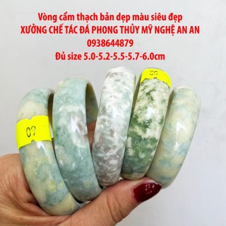 Vòng tay ngọc thật của XƯỞNG CHẾ TÁC ĐÁ PHONG THỦY MỸ NGHỆ AN AN (hàng hiếm nhiều size) khai thác tại VN