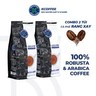 Cà phê rang xay gu đậm đặc k coffee việt nam túi 454g