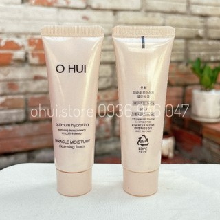 Sữa rửa mặt dưỡng ẩm sáng da OHUI Hồng OHUI Miracle Moisture 40ml