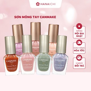  Sơn móng tay thạch Canmake Tokyo Colorful Nails Foundation không cần đèn hơ - Nội địa Nhật 
