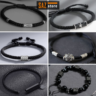 Vòng tay nam nữ unisex SAZ dạng sợi thừng handmade phong cách cá tính độc lạ nhiều lựa chọn - Vòng Tay Vải Tổng hợp