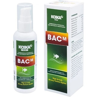 MEN TIÊU HOÁ KOIKA BAC-M KẾT HỢP VỚI VITAMIN CAO CẤP DÙNG CHO TẤT CẢ CÁC LOẠI CÁ CẢNH