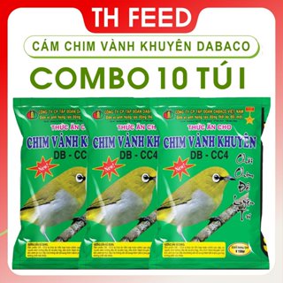 [ COMBO 10 TÚI ] 150g Cám Chim Vành Khuyên, Thức ăn cho chim cảnh Dabaco, chim khỏe, lông mượt, hót hay