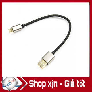 Cáp dây dù ngắn 30cm jh samsung micro usb