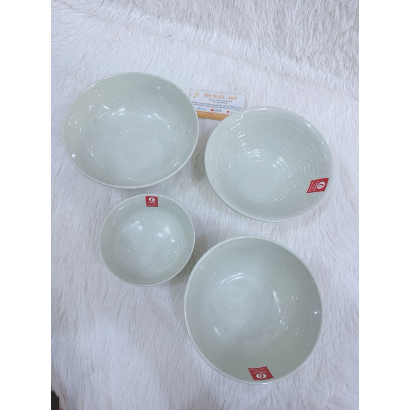 Tô Nhựa Melamine, Tô Canh, Chén Nhựa Melamine, Chén Ăn Cơm, Tô Chén Xanh Thái  Mta_Mart Nhựa Melamin